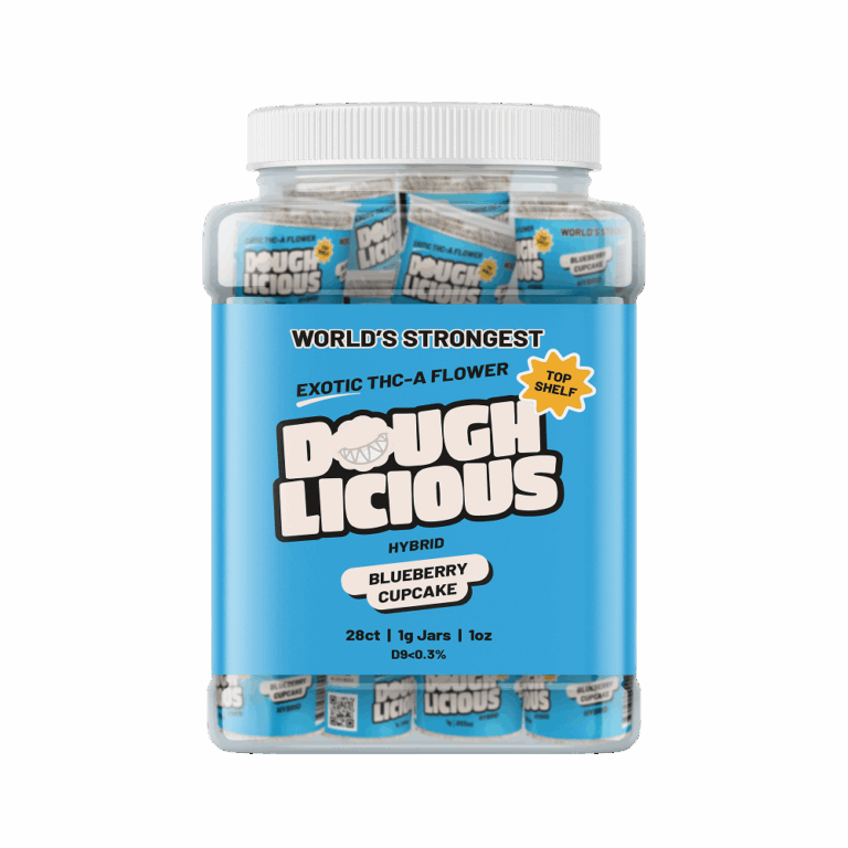 Doughlicious_1G - Blueberry Cupcake Jar