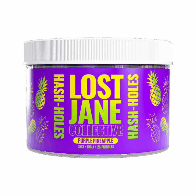 Hash-holes - Purple Pineapple Jar