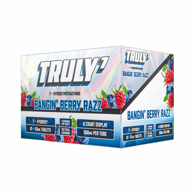 Truly 7 - Bangin Berry Razz Display Front
