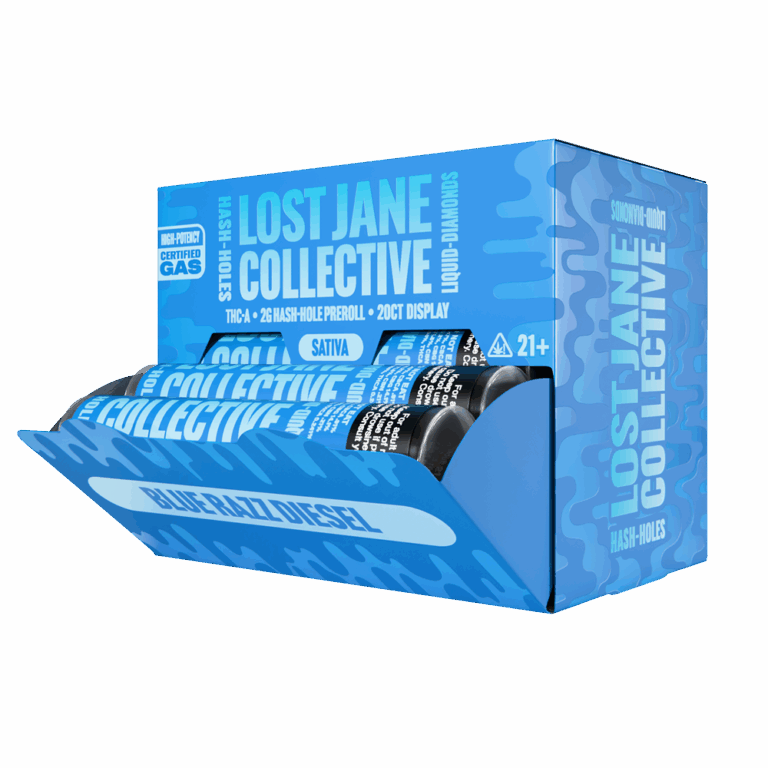 Hash Holes - Blue Razz Diesel Display Side