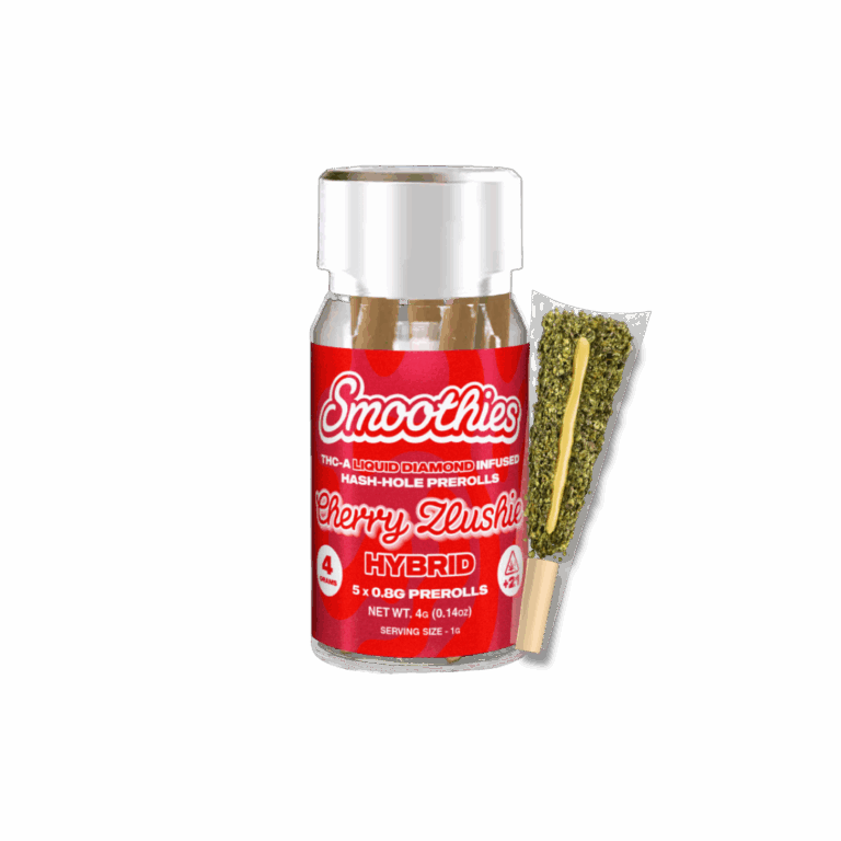 Cherry Zlushie smoothies